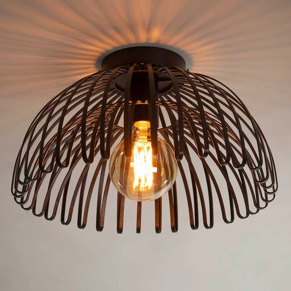 Wohnen Lampen & Leuchten*Deckenleuchte mit Drahtschirm - Beqa