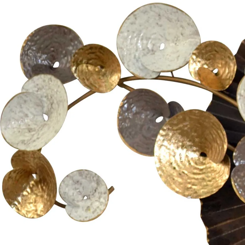 Wohnen Dekoration für die Wand aus Metall mehrfarbig - Pluno