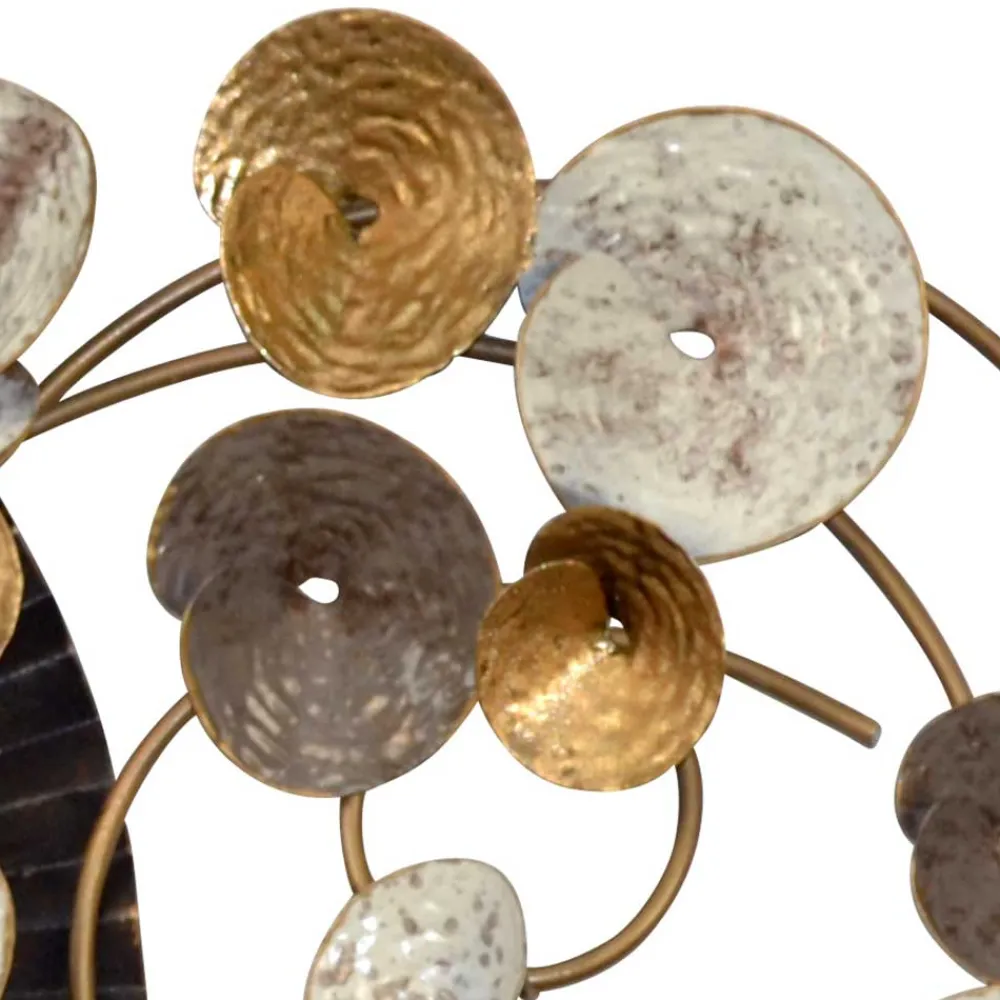 Wohnen Dekoration für die Wand aus Metall mehrfarbig - Pluno