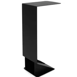 Wohnen Telefontische*Design Anstelltisch aus schwarzem Stahl - Asta