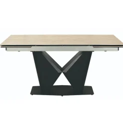 Wohnen Design Ausziehtisch mit X-Säulengestell - Katell