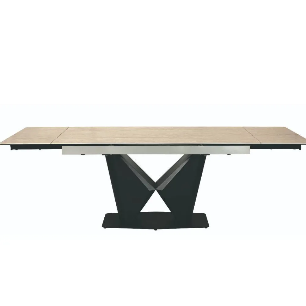 Wohnen Design Ausziehtisch mit X-Säulengestell - Katell