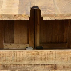 Wohnen Design Badmöbel aus Massivholz - Indri (vierteilig)