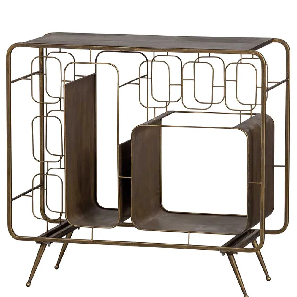 Wohnen Design Bar Regal in Altmessing - Etzga