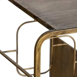 Wohnen Design Bar Regal in Altmessing - Etzga