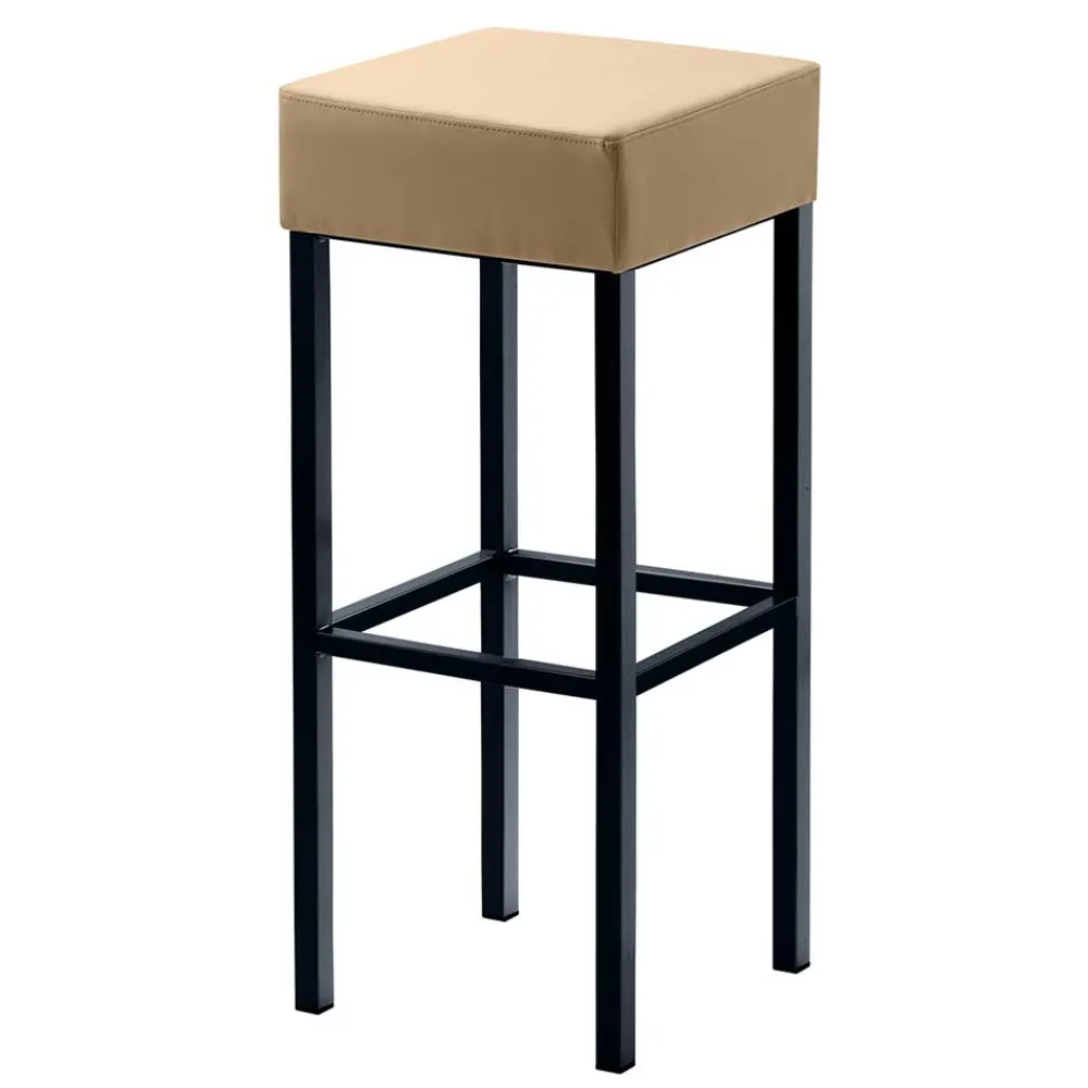 Wohnen Sessel & Hocker|Barhocker*Design Barhocker in Beige & Schwarz - Tuwedia