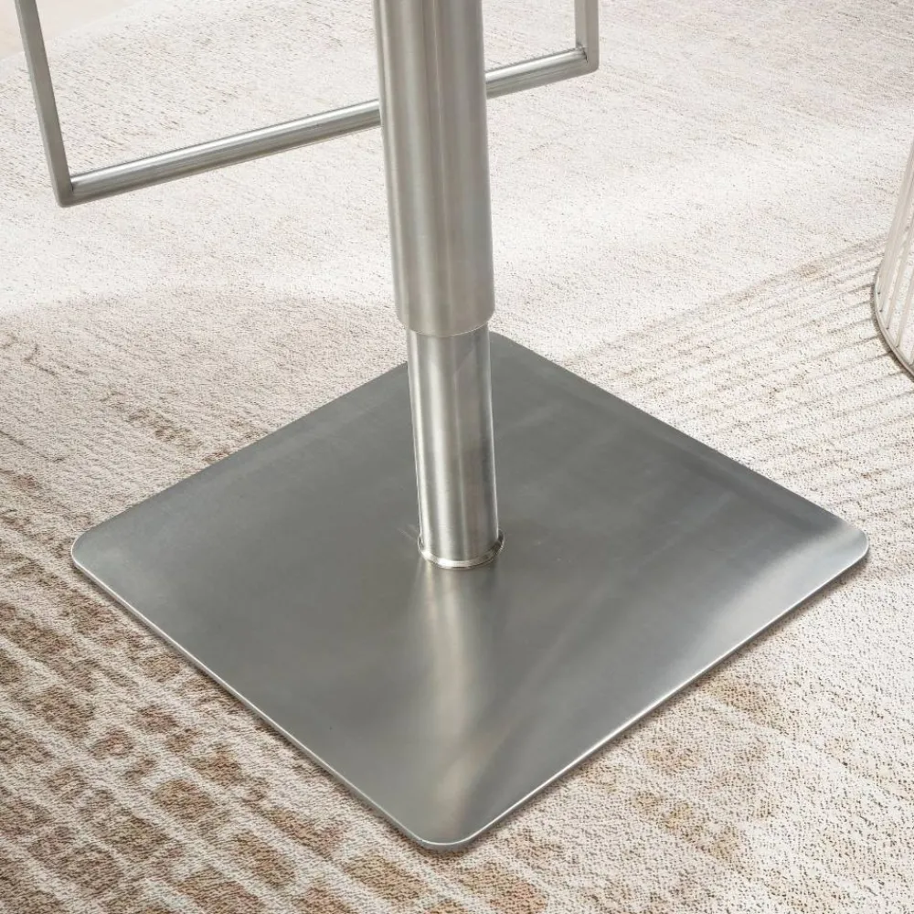 Wohnen Design Barhocker in Schwarz und Silber - Hallein