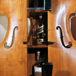 Wohnen Design Barschrank Kontrabass Coloniada aus Holz