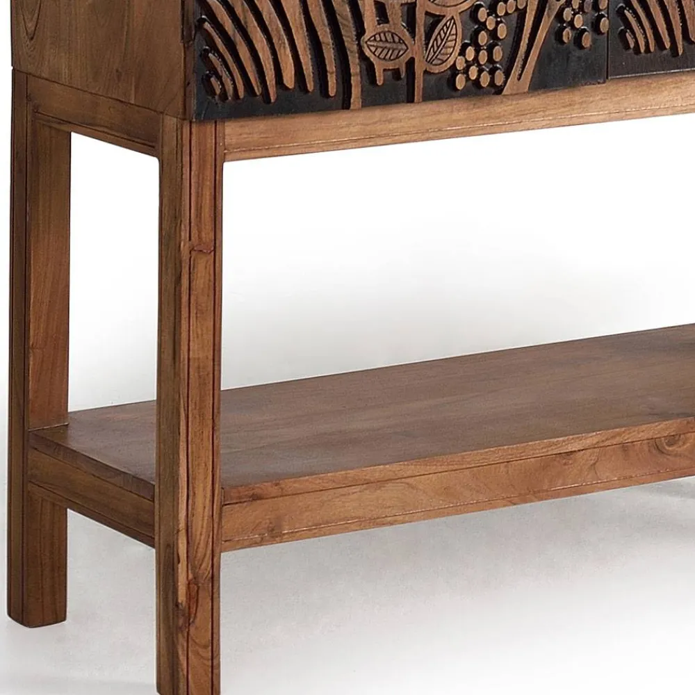 Wohnen Designermöbel|Esszimmer-Vitrinen*Design Barschrank mit Schnitzerei und Lack - Marcel