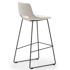 Wohnen Design Barstühle in Beige & Schwarz - Heats (2er Set)