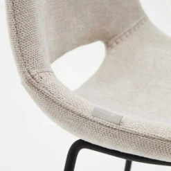 Wohnen Design Barstühle in Beige & Schwarz - Heats (2er Set)