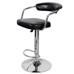 Wohnen Retro Möbel|Sessel & Hocker*Design Barstuhl mit Armlehnen - Devi (2er Set)