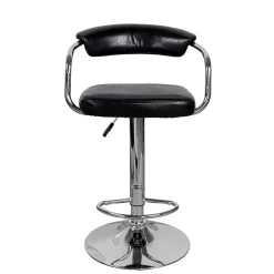 Wohnen Retro Möbel|Sessel & Hocker*Design Barstuhl mit Armlehnen - Devi (2er Set)