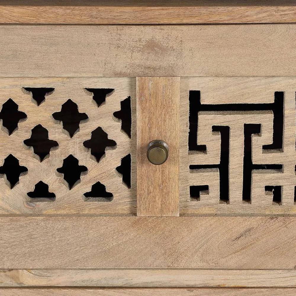 Wohnen Design Bücherregal aus Mangobaum Massivholz - Valuta