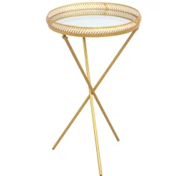 Wohnen Telefontische*Design Beistelltisch aus Spiegelglas - Laipur