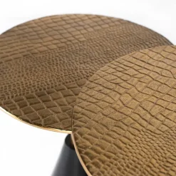 Wohnen Telefontische*Design Beistelltisch Duo aus Metall - Cascaya (zweiteilig)