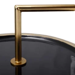 Wohnen Küchentische|Esszimmertische*Design Beistelltisch in Schwarz und Gold - Egeass
