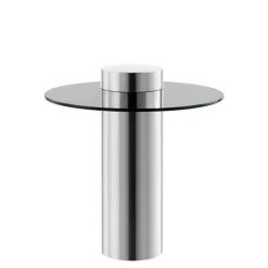 Wohnen Designermöbel*Design Beistelltisch mit Glasplatte - Jaturna