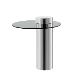 Wohnen Designermöbel*Design Beistelltisch mit Glasplatte - Jaturna