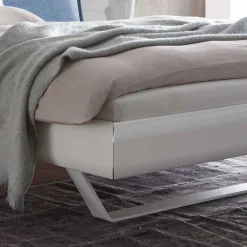 Wohnen Jugendbetten*Design Bettanlage in Weiß & Blau - Thony (dreiteilig)