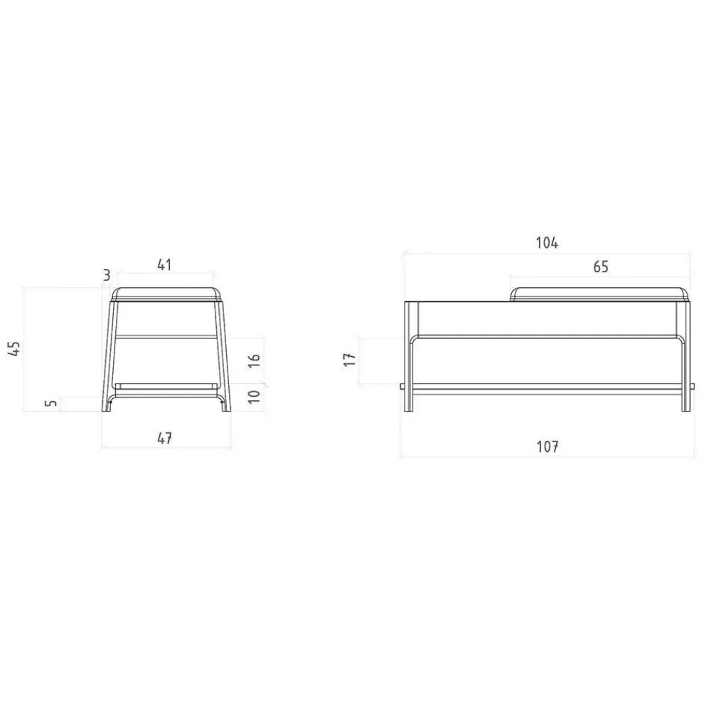 Wohnen Küchenbänke|Esszimmerbänke*Design Bettbank mit viel Funktion - Lana