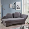 Wohnen Betten|Betten*Design Bettcouch in Grau - Maelas