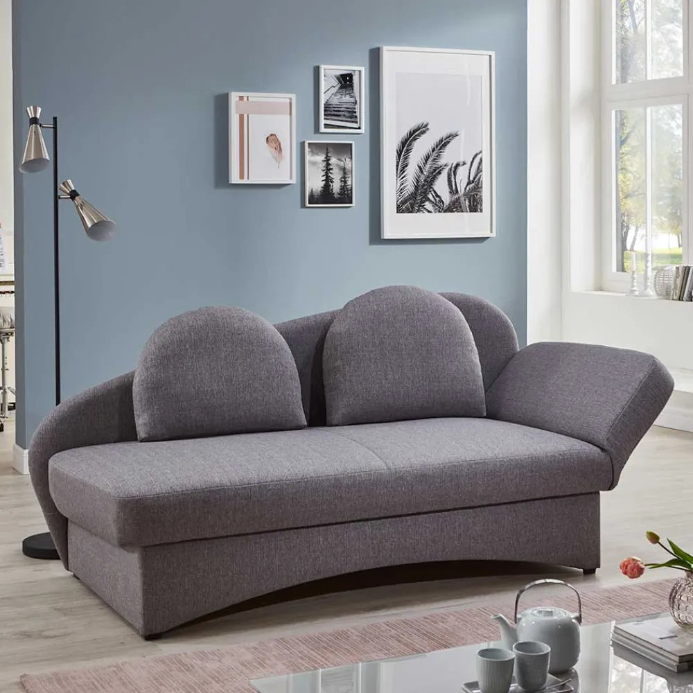 Wohnen Betten|Betten*Design Bettcouch in Grau - Maelas