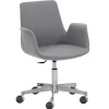 Wohnen Design Bürostuhl mit Armlehnen in Grau - Iranus