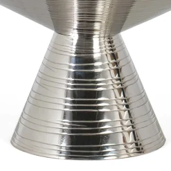 Wohnen Designermöbel*Design Couchtisch mit schwarzer Glasplatte - Coralla