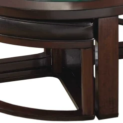 Wohnen Sitzgruppe|Küchen-Essgruppen*Design Couchtisch mit vier Hockern - Fornax (fünfteilig)