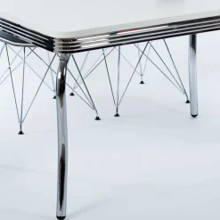 Wohnen Küchen-Essgruppen|Essgruppen*Design Essgruppe in Schwarz & Weiß - Candelcero (fünfteilig)