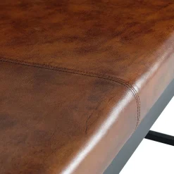 Wohnen Sitzbank|Küchenbänke*Design Esstischsofa in Cognac Braun Leder - Citrosca