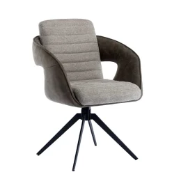 Wohnen Design Esszimmer Drehstuhl mit Armlehnen - Bailon (2er Set)