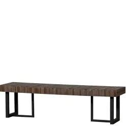 Wohnen Design Esszimmerbank aus Recyclingholz Teak - Halling