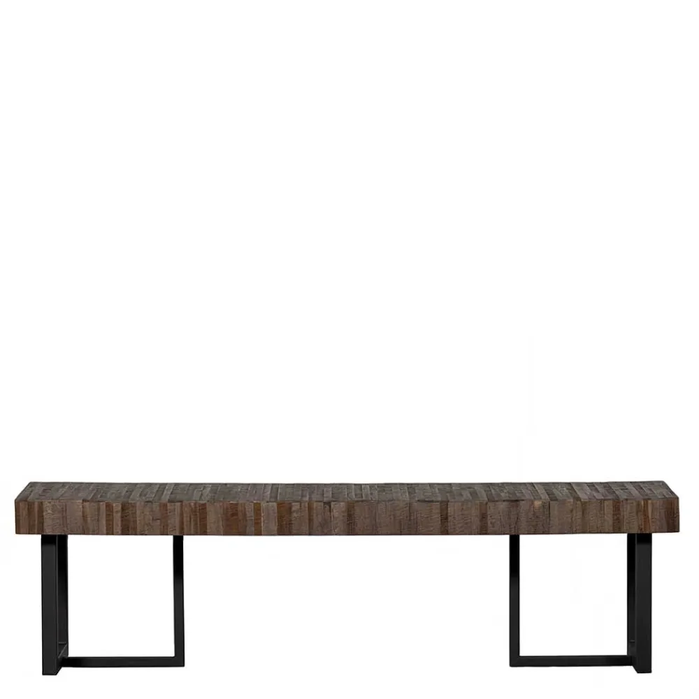 Wohnen Design Esszimmerbank aus Recyclingholz Teak - Halling