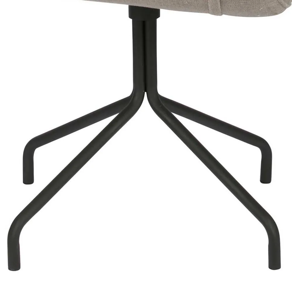 Wohnen Küchenstühle|Esszimmerstühle*Design Esszimmerstuhl in Taupe Lining gepolstert