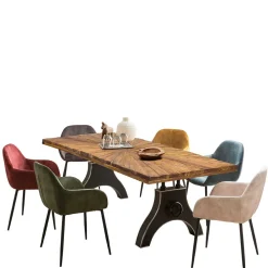 Wohnen Design Esszimmertisch aus Teak Recyclingholz - Rensing