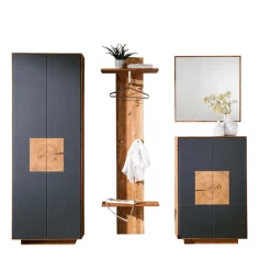 Wohnen Garderoben|Garderoben*Design Flureinrichtung Wildeiche - Mandrey (vierteilig)