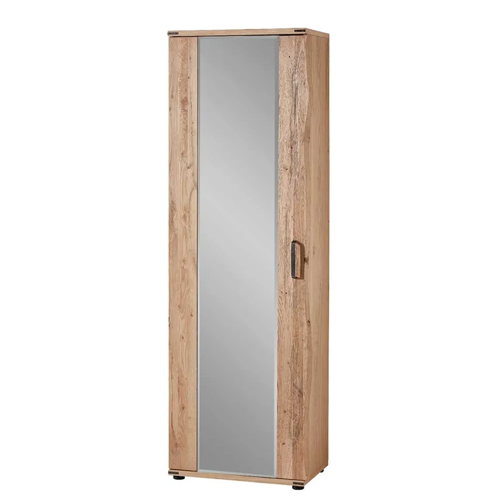 Wohnen Design Flurmöbel mit Baumkante - Konvava (fünfteilig)