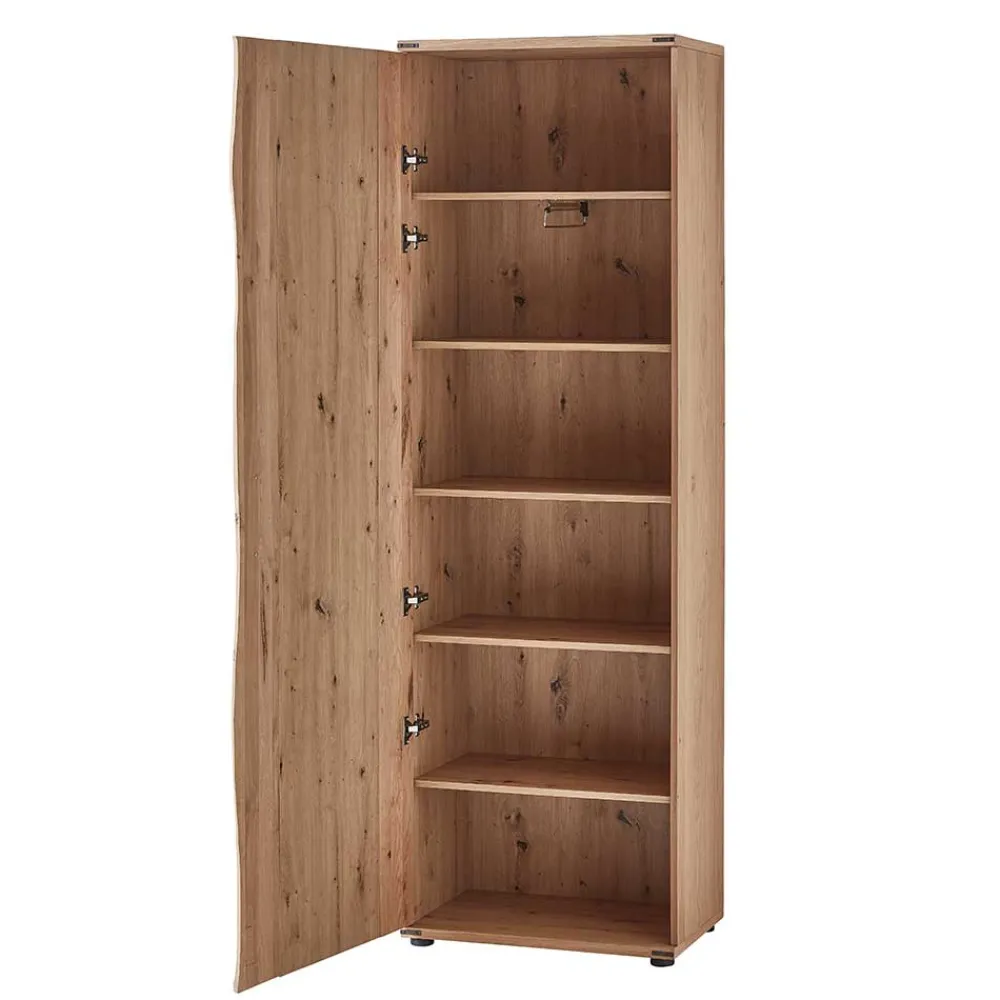 Wohnen Design Flurmöbel mit Baumkante - Konvava (fünfteilig)