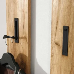 Wohnen Design Flurmöbel Set in Graugrün - Point (dreiteilig)