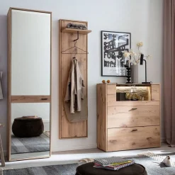 Wohnen Design Flurmöbel Set in Wildeiche - Vapposia (dreiteilig)