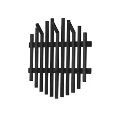 Wohnen Garderoben|Garderoben*Design Garderobe aus schwarzen Eichenholz-Leisten - Gangizo