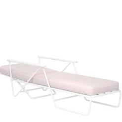 Wohnen Design Gartenliege in Weiß - Penulata