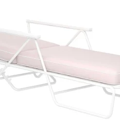 Wohnen Design Gartenliege in Weiß - Penulata