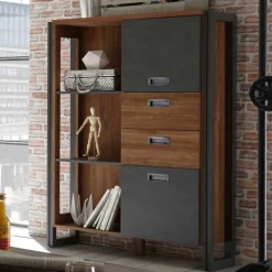 Wohnen Design Highboard im Loft Style - Rompira