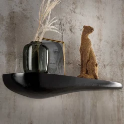 Wohnen Design Hängeboard aus Alu in Mattschwarz - Rissino