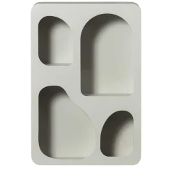 Wohnen Designermöbel|Esszimmerregale*Design Hängeregal in Hellgrau - Martinus