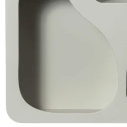 Wohnen Designermöbel|Esszimmerregale*Design Hängeregal in Hellgrau - Martinus