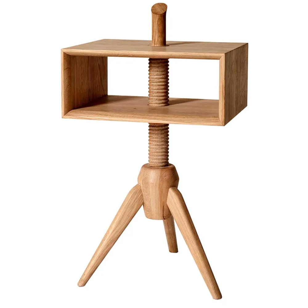 Wohnen Designermöbel|Telefontische*Design Holz Beistelltisch drehbar - Julecas